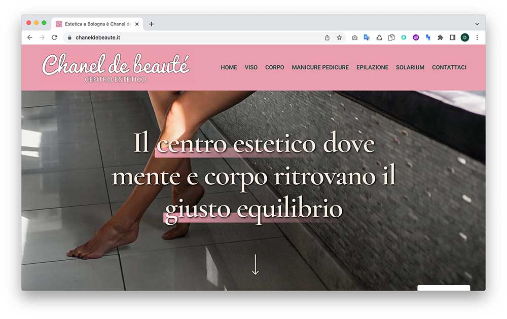 Chanel de Beaute Bologna - Web Agency XP Digital Experience