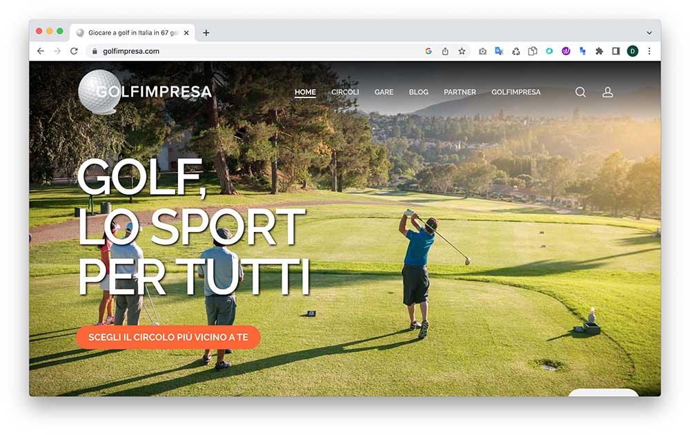 Golfimpresa - XP Digital Experience Web Agency
