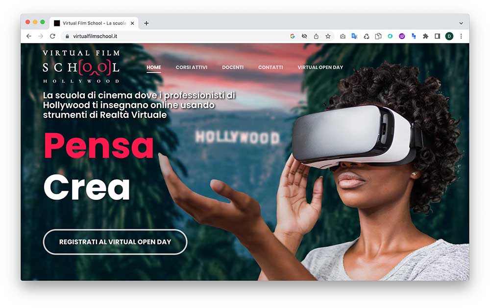 Virtual Film School California Hollywood - Web Agency XP Digital Experience